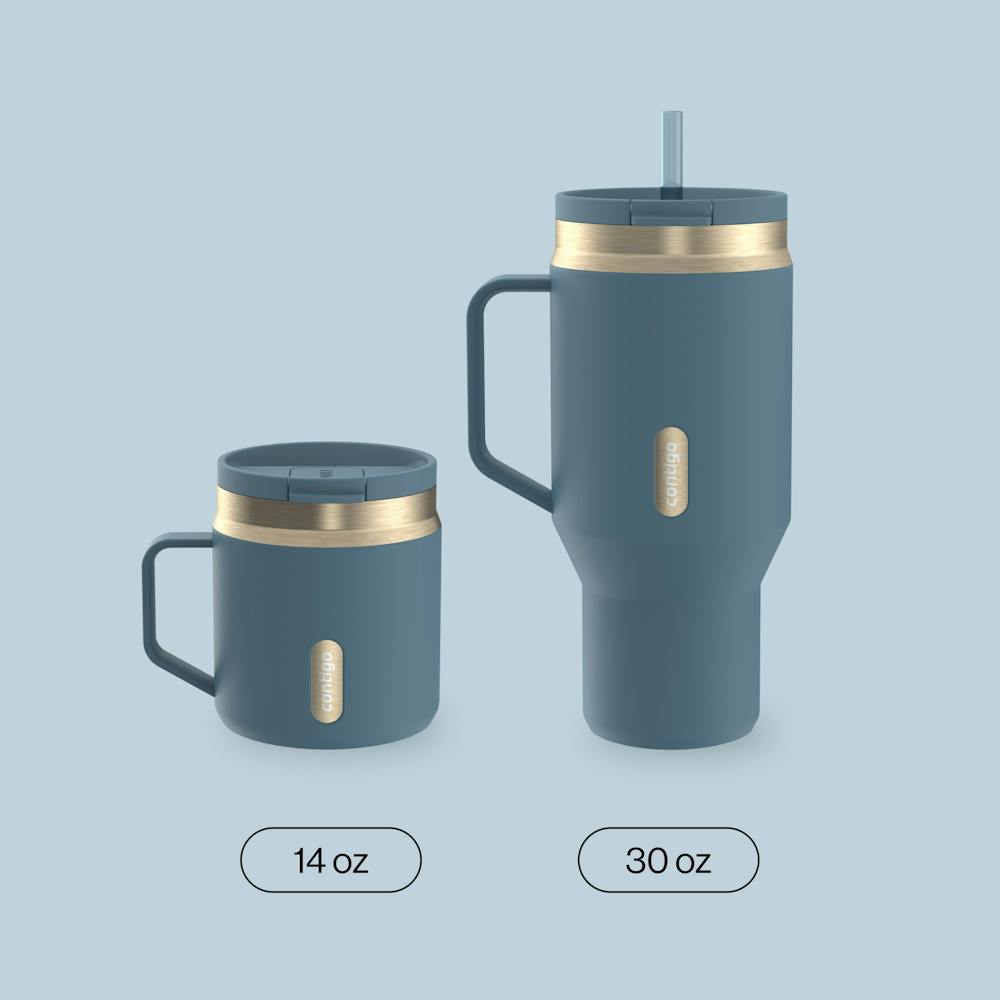 14 oz SnapSeal™ Bottle - Denim Champagne