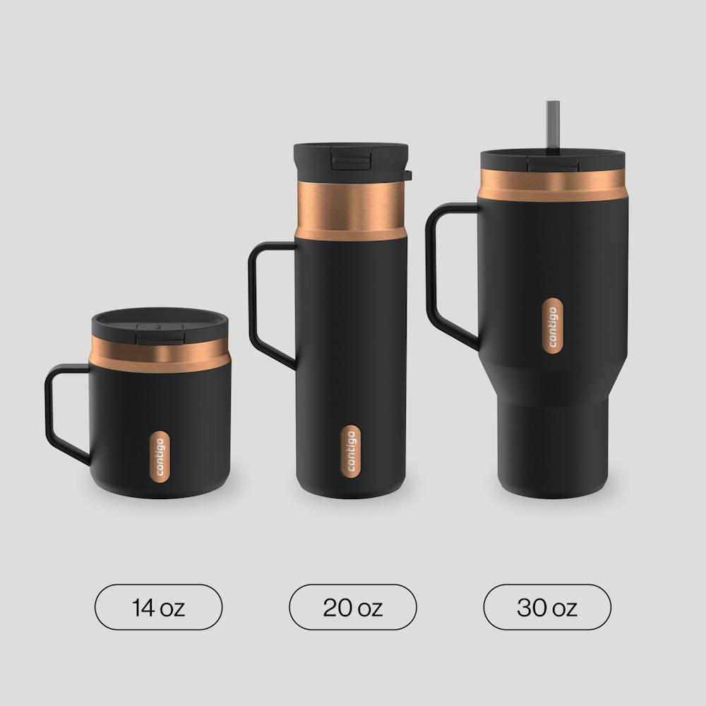 14 oz SnapSeal™ Bottle - Licorice Bronze