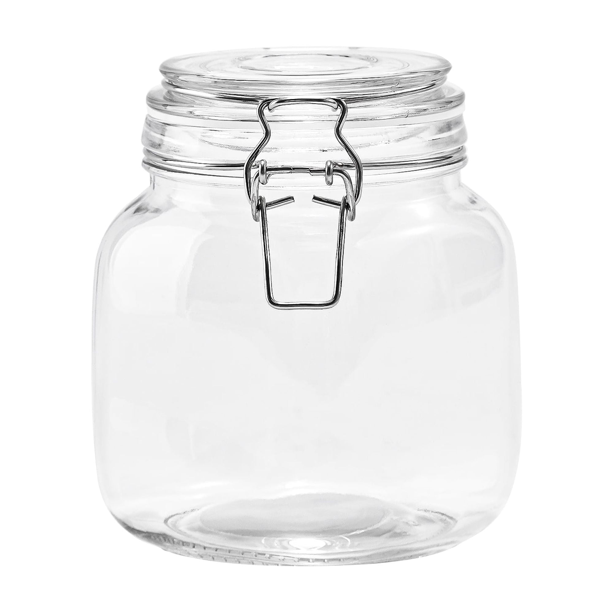 38 oz Glass Food Storage Jar Canister with Locking Airtight Lid, Kitchen Pantry Storage Container