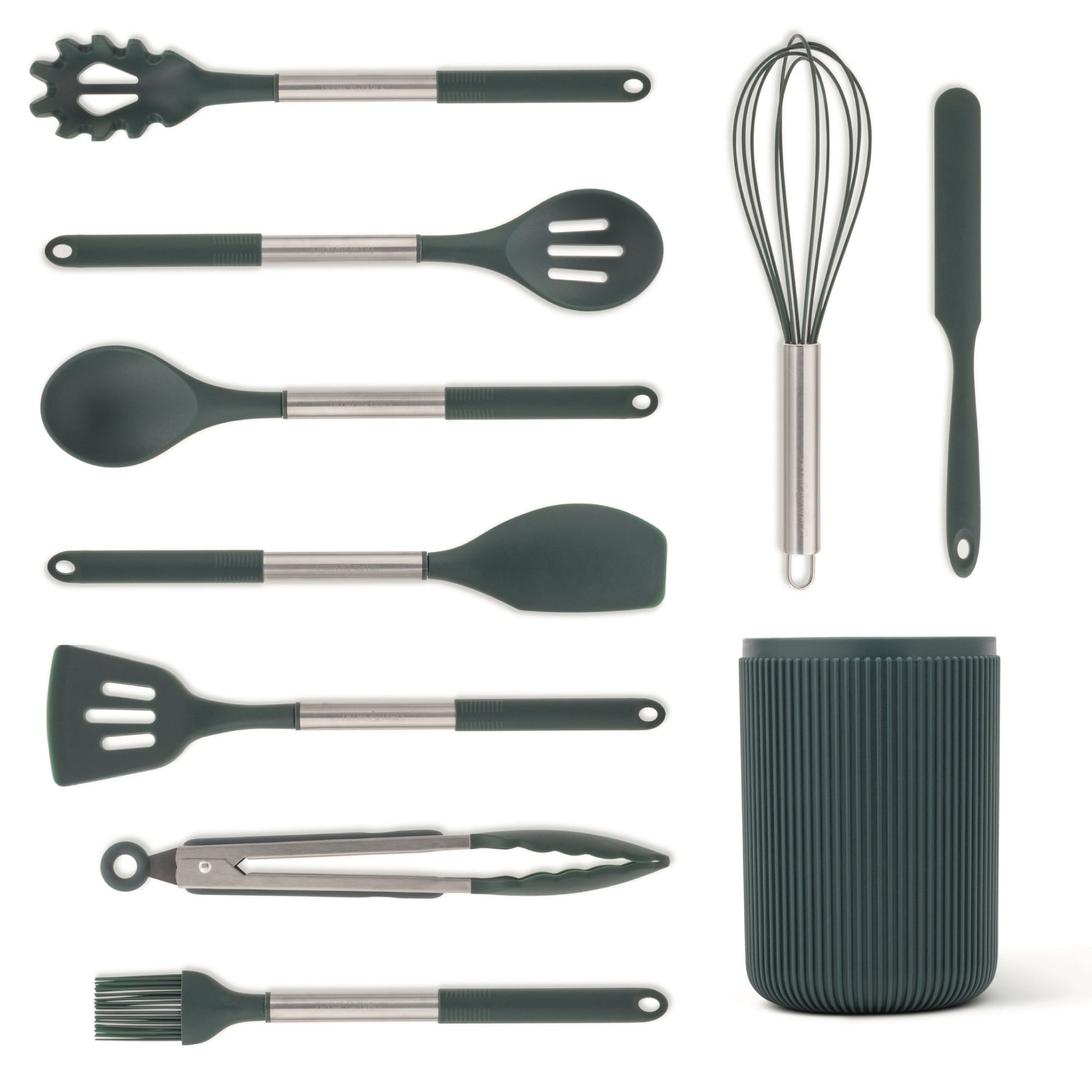 10-Piece Silicone Gadget Set - Green