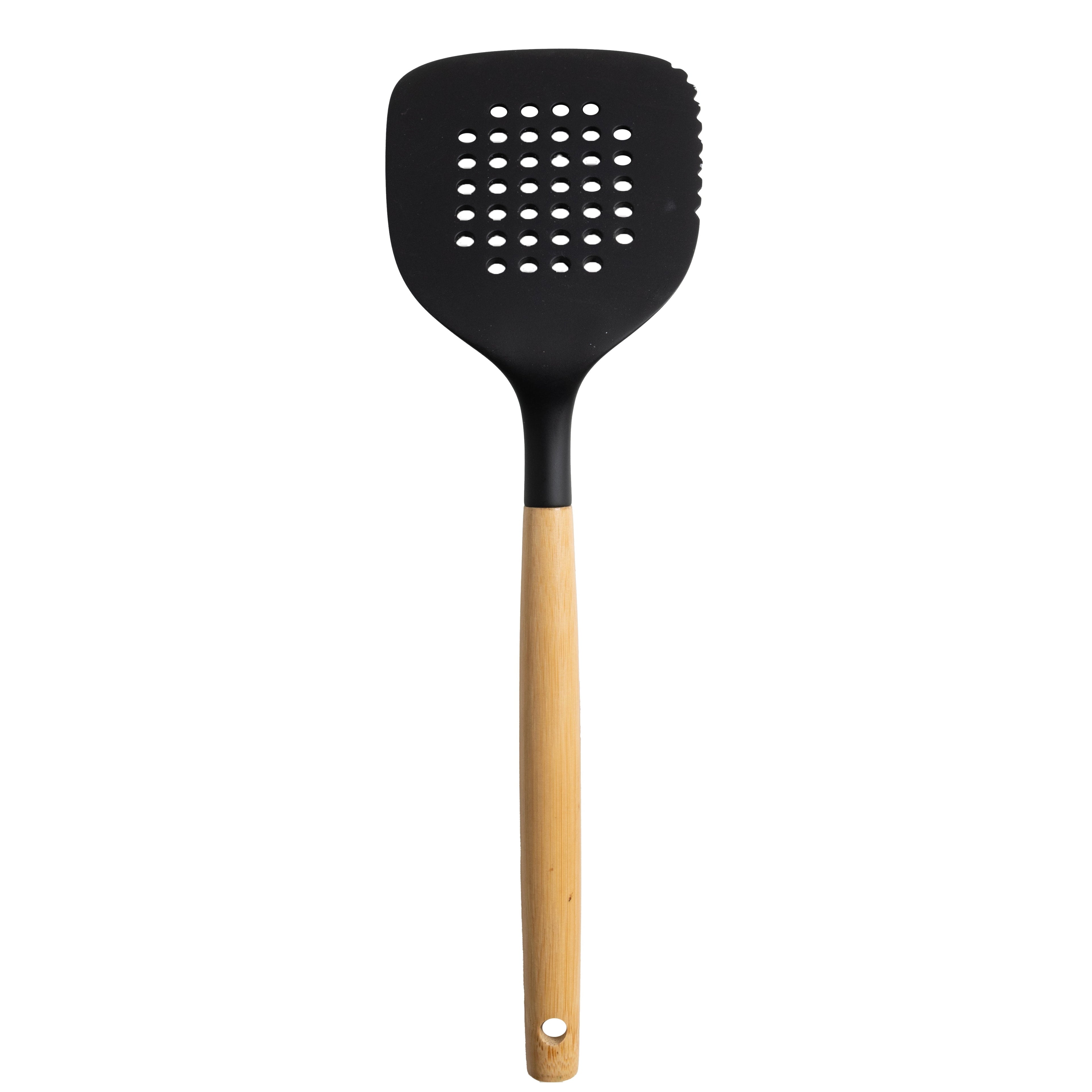 Kitchen and Cooking Utensil Turner, 13" L, Black