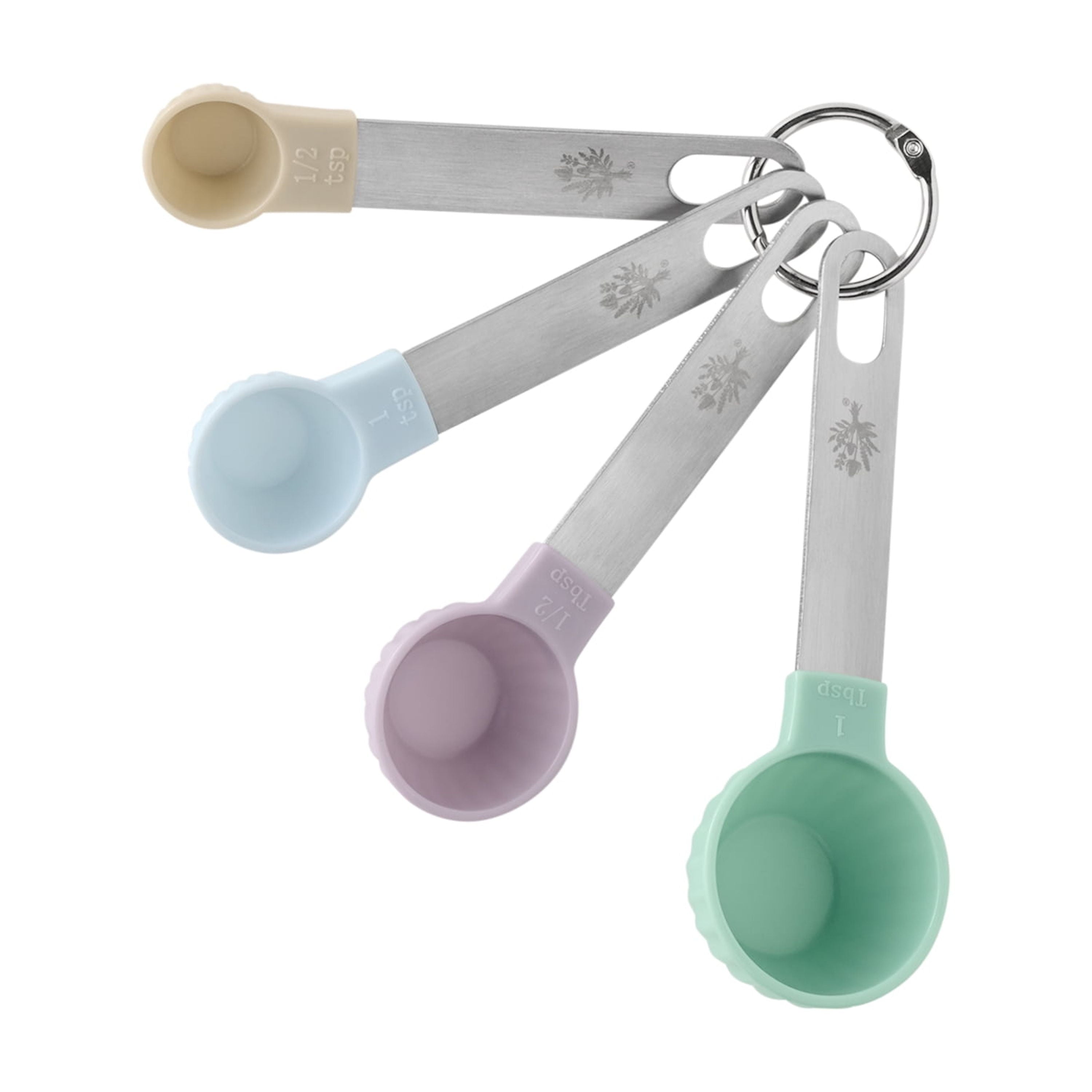 8-Piece Plastic Measuring Cup and Spoon Set, Multicolor