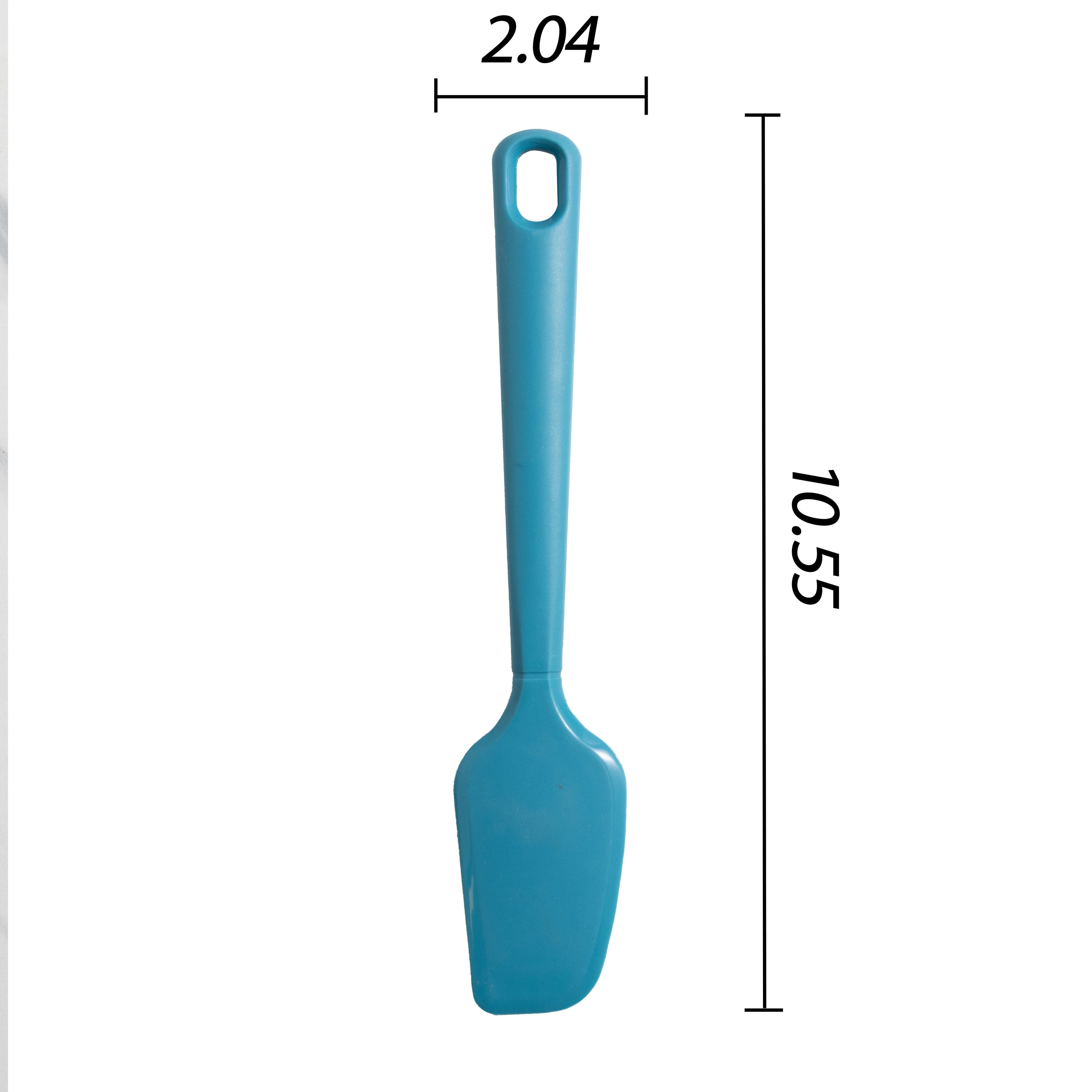 Silicone Food- Grade Blue 10.55" L Kitchen Spatula