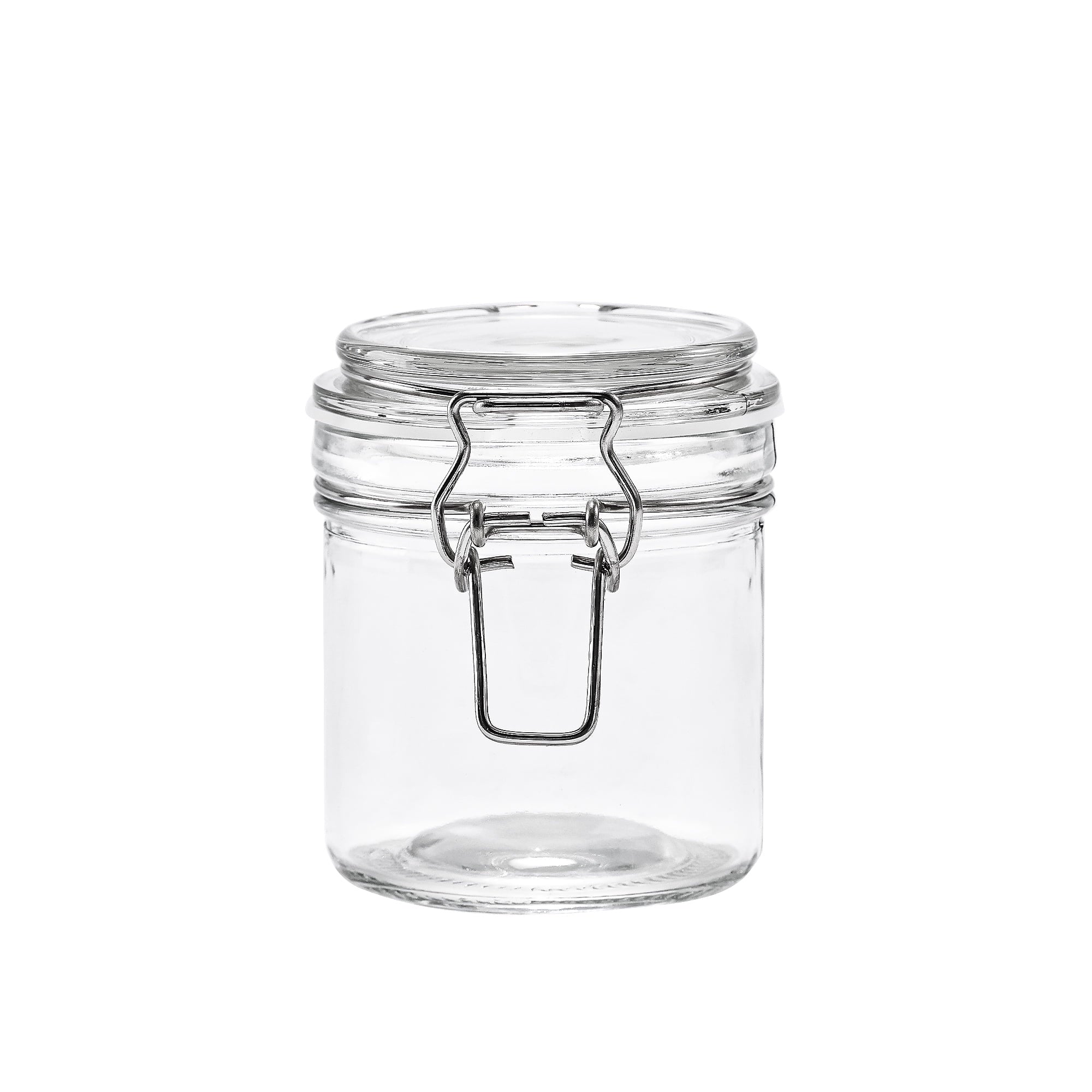9.4 oz Glass Airtight Food Storage Jar Canister with Locking Lid, Kitchen Pantry Storage Container for Spic...