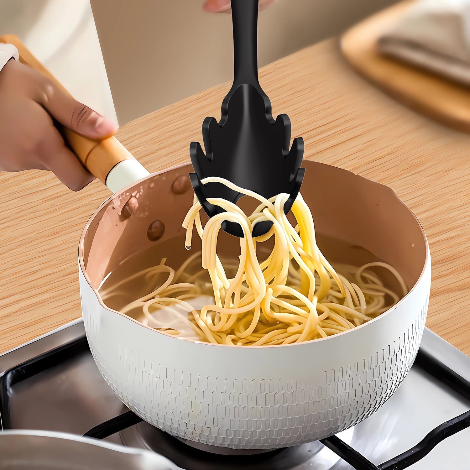 Silicone Cooking Utensils Set - 446°F Heat Resistant Kitchen Utensils,Turner Tongs,Spatula,Spoon,Brush,Whisk,Ki...
