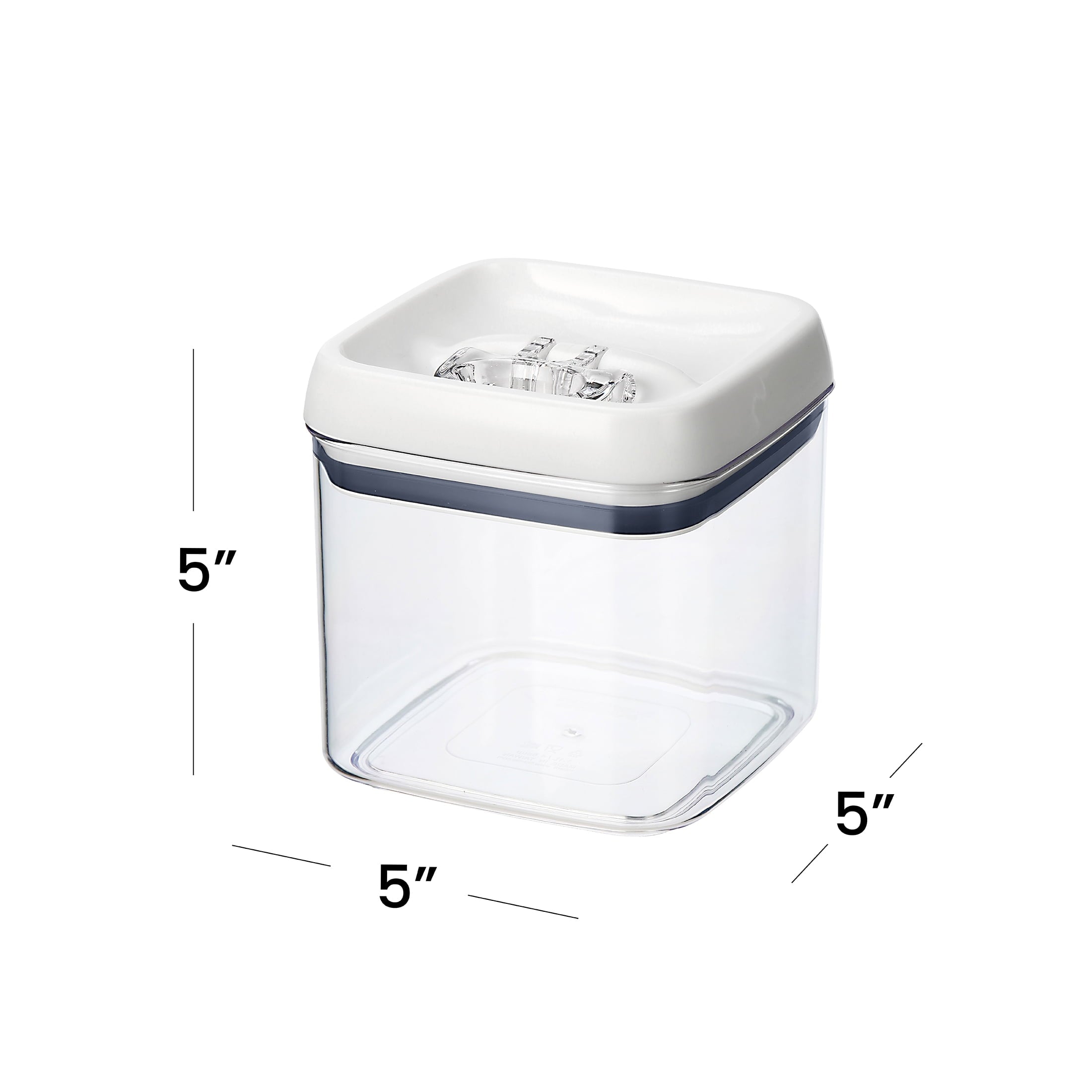 Canister - 4.5 Cup Square Food Storage Container, Designed to Help with Pantry Organization and Food Stora