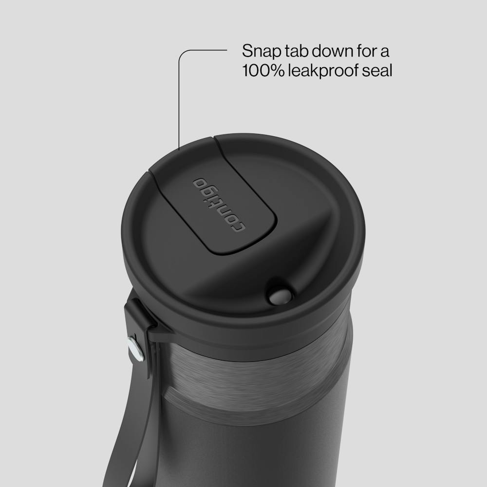 16 oz SnapSeal™ Bottle - Licorice Gunmetal