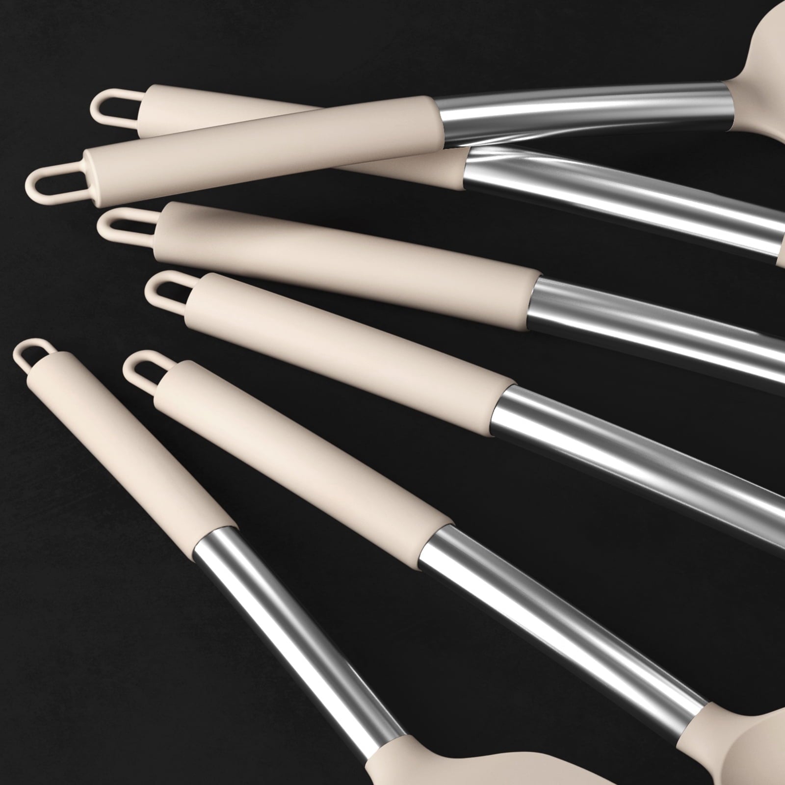 Silicone Cooking Utensils Set - Heat Resistant Silicone Kitchen Utensils for Cooking, Kitchen Utensil Spatula Set,BPA...