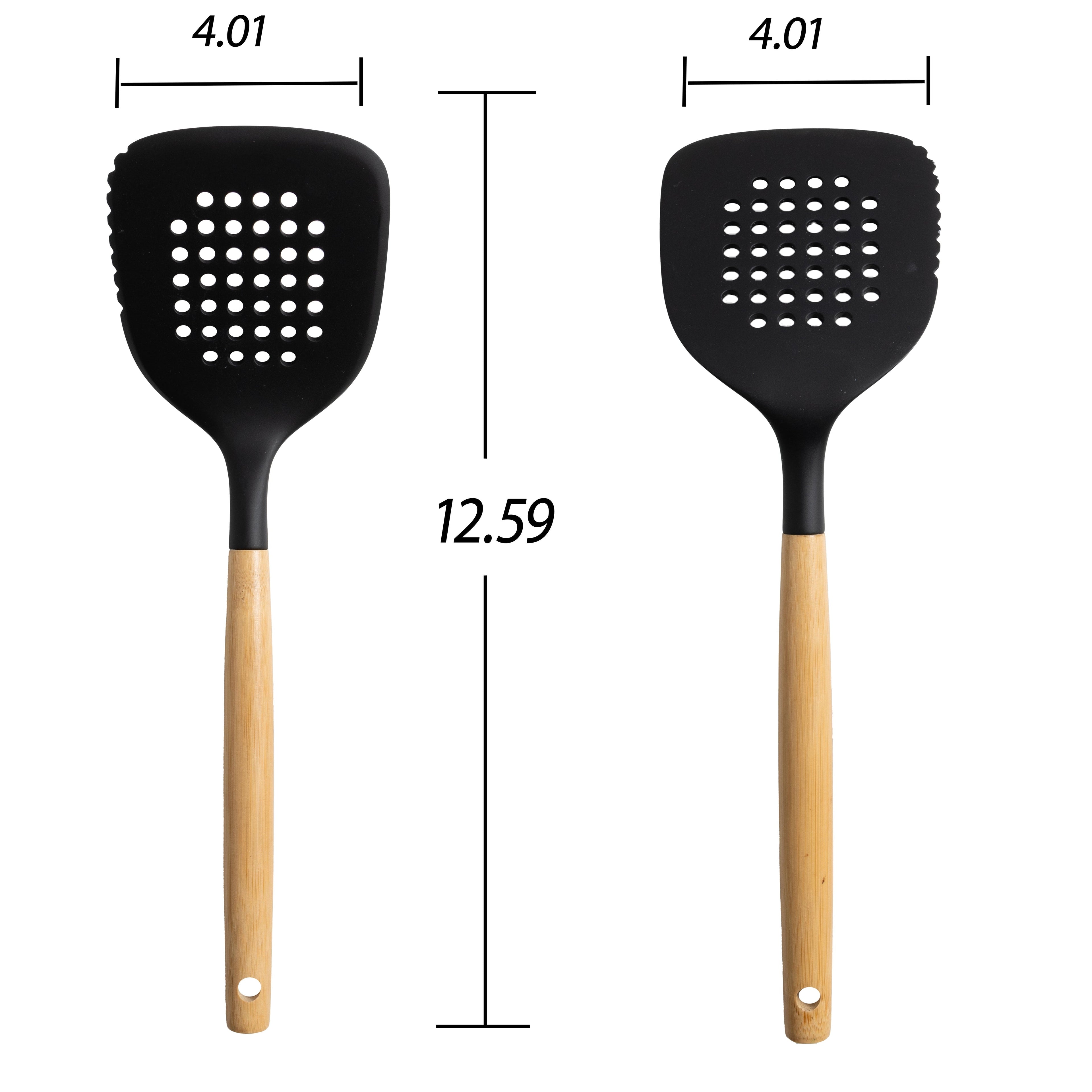 Kitchen and Cooking Utensil Turner, 13" L, Black