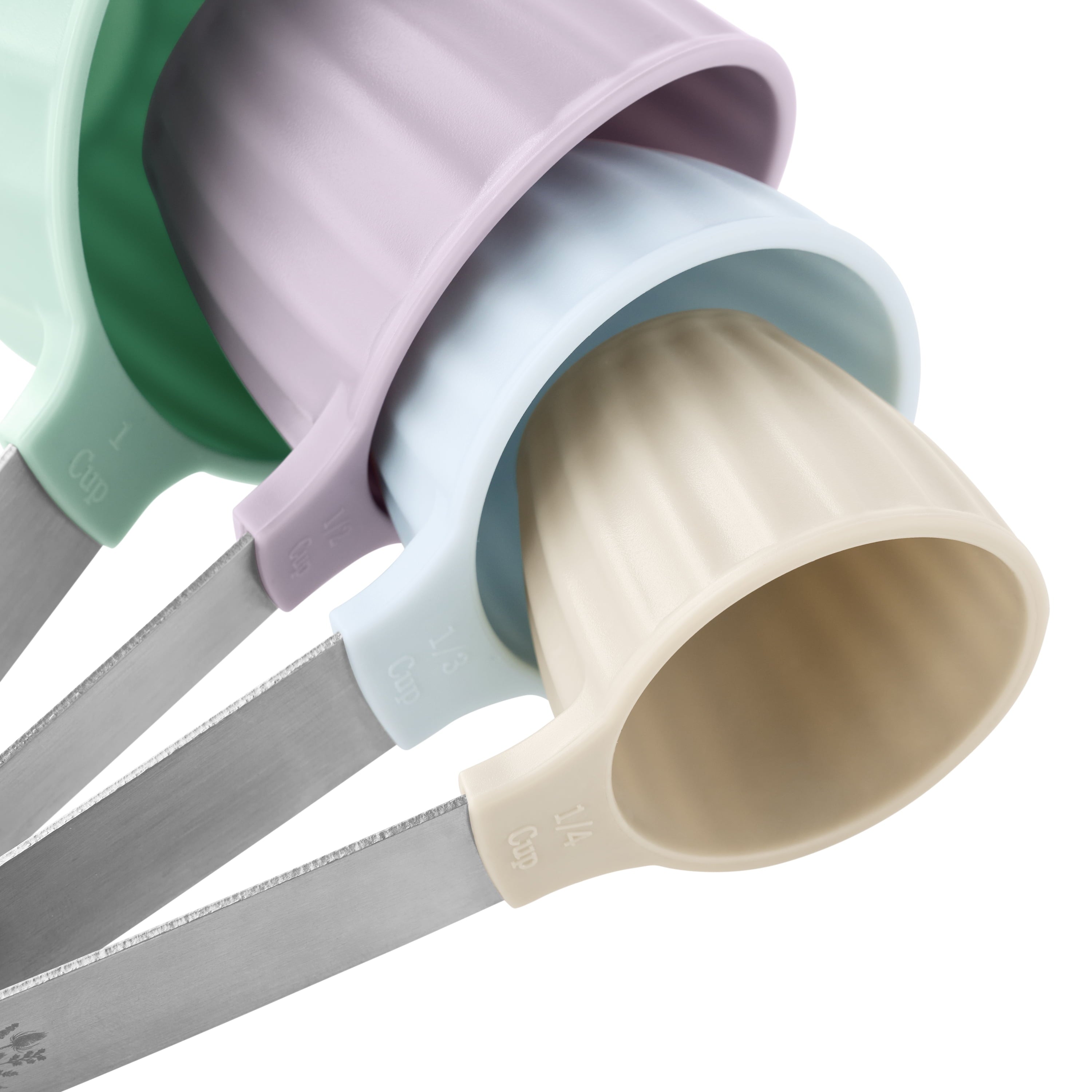 8-Piece Plastic Measuring Cup and Spoon Set, Multicolor
