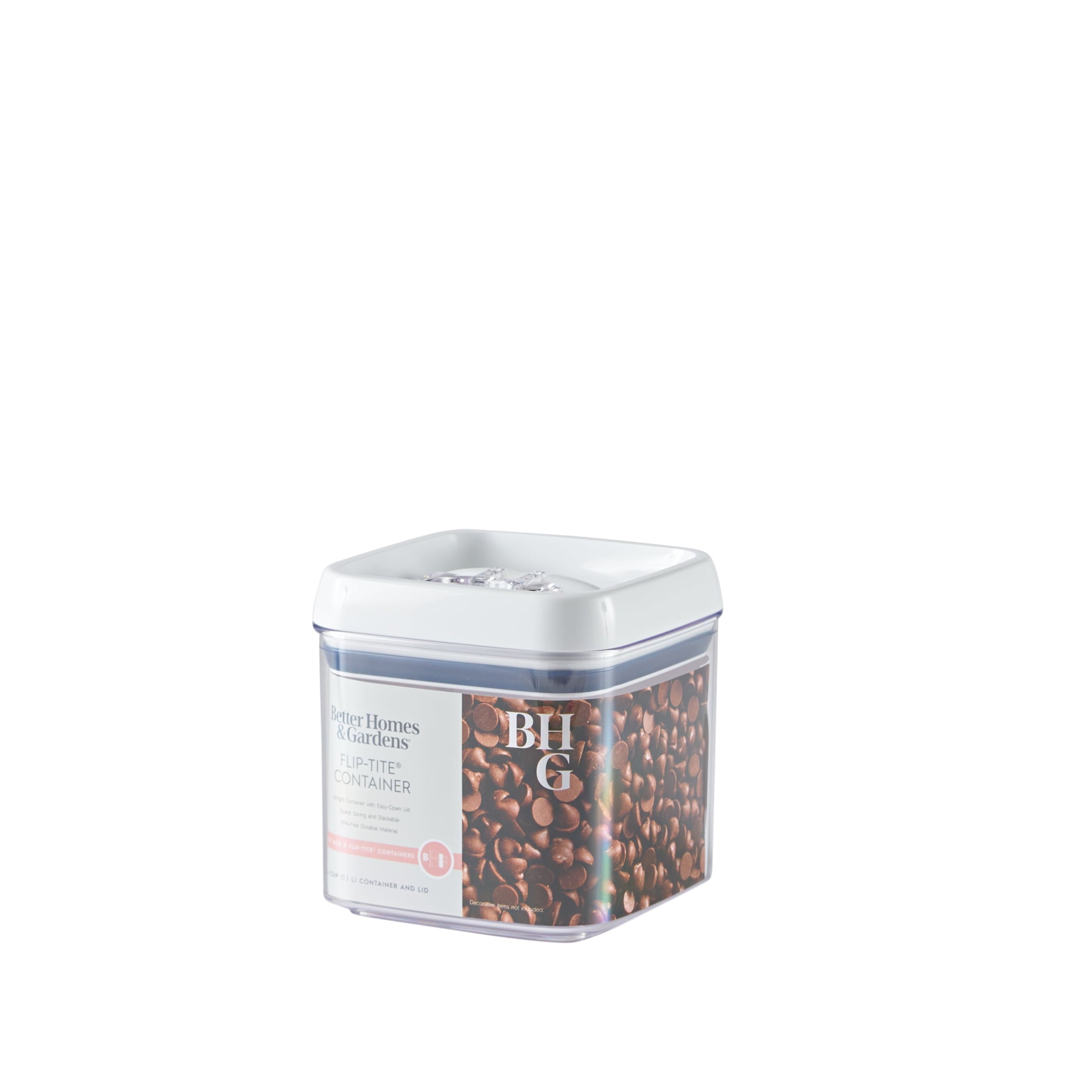 Canister - 4.5 Cup Square Food Storage Container, Designed to Help with Pantry Organization and Food Stora