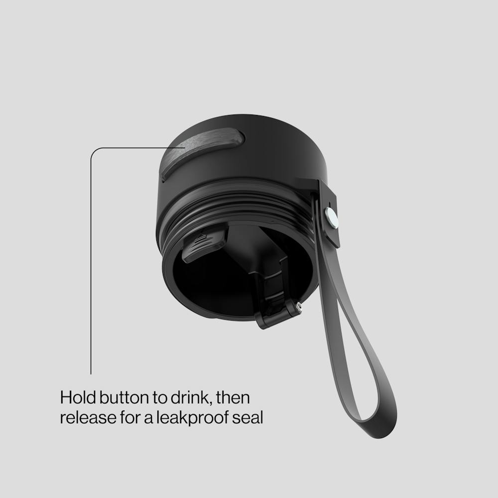 16oz AutoSeal® Bottle - Licorice Gunmetal
