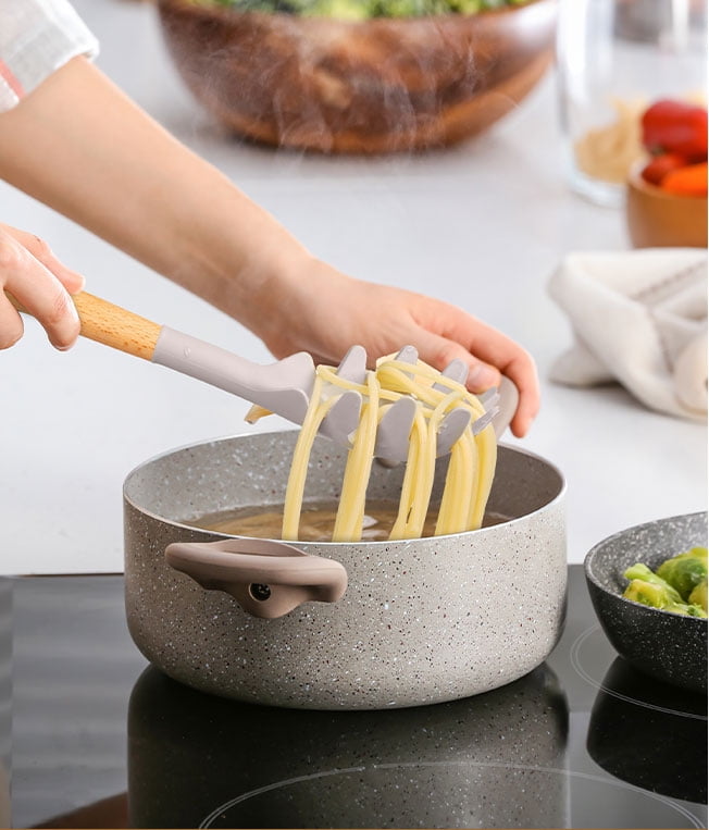 Silicone & Bamboo Cooking Utensil Set, 14 Pieces