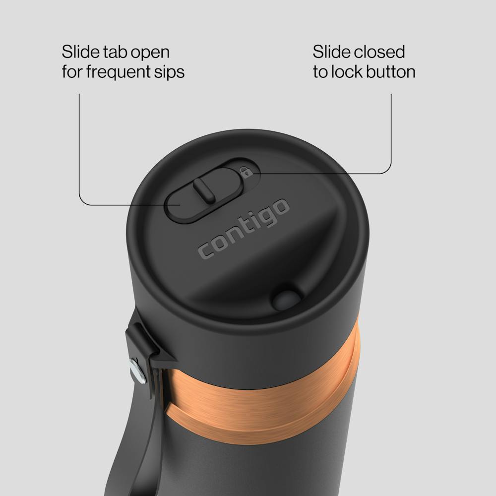 16oz AutoSeal® Bottle - Licorice Bronze