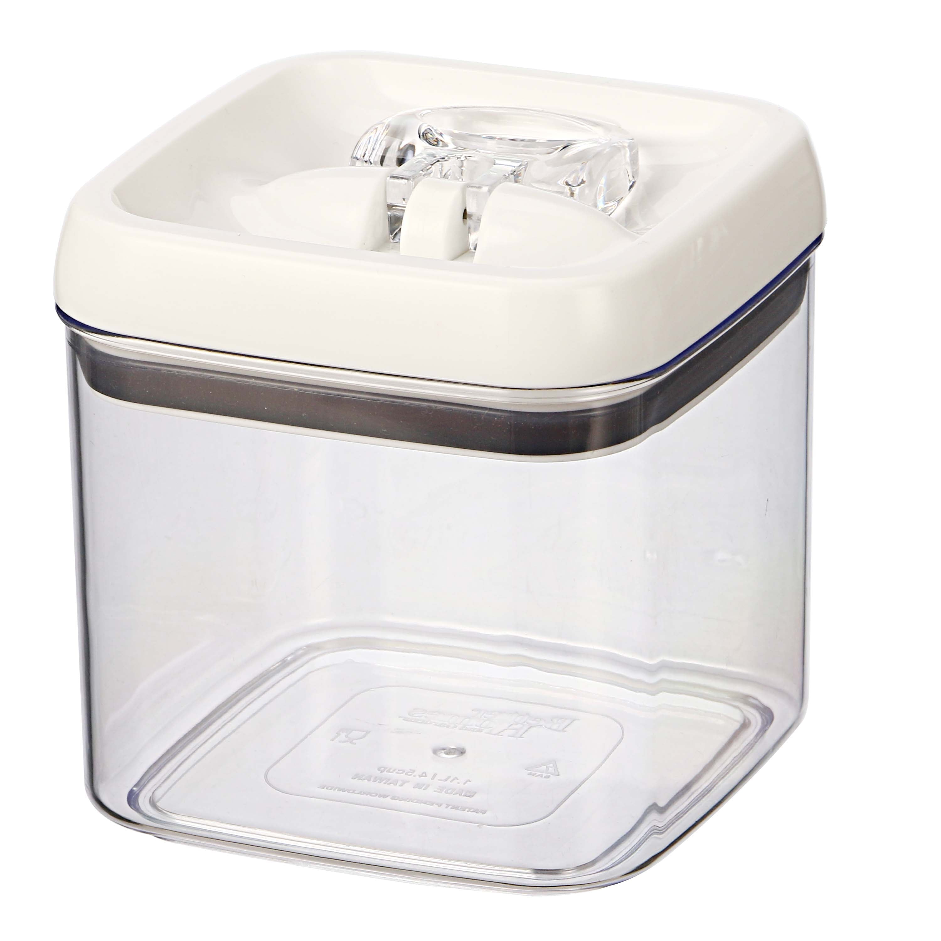 Canister - 4.5 Cup Square Food Storage Container, Designed to Help with Pantry Organization and Food Stora