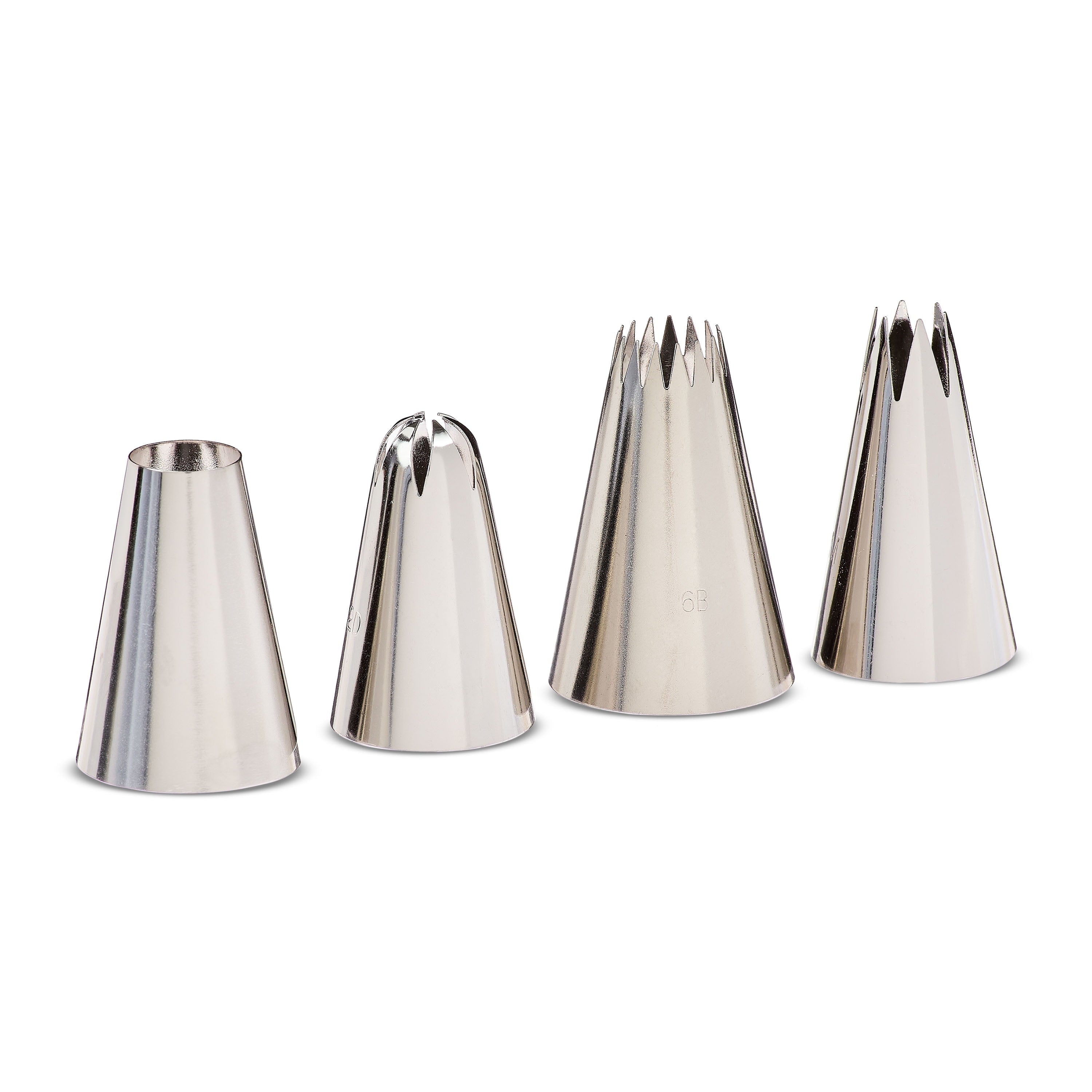 Large Decorating Tips, 4 Pieces