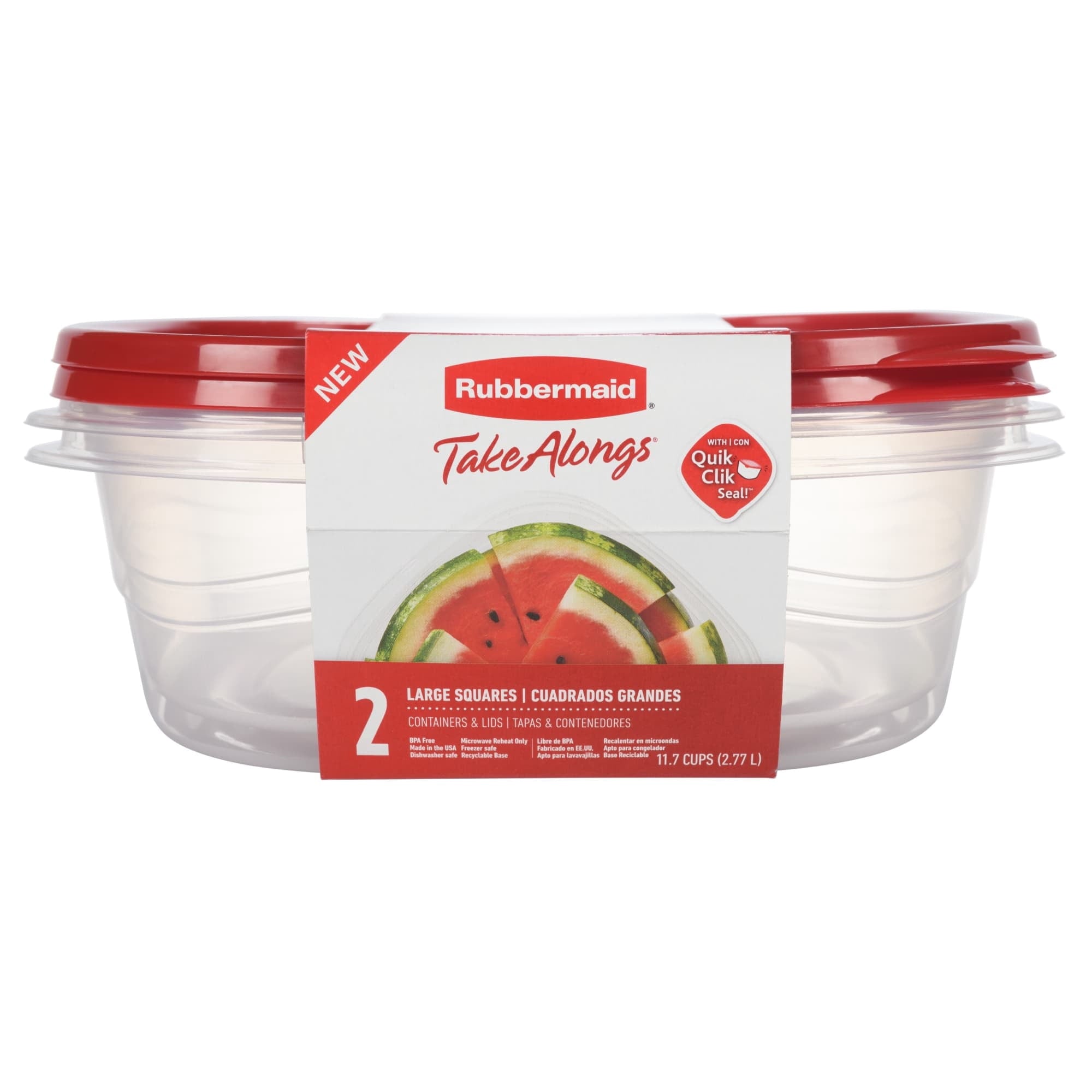 Food Storage Containers, Set of 2