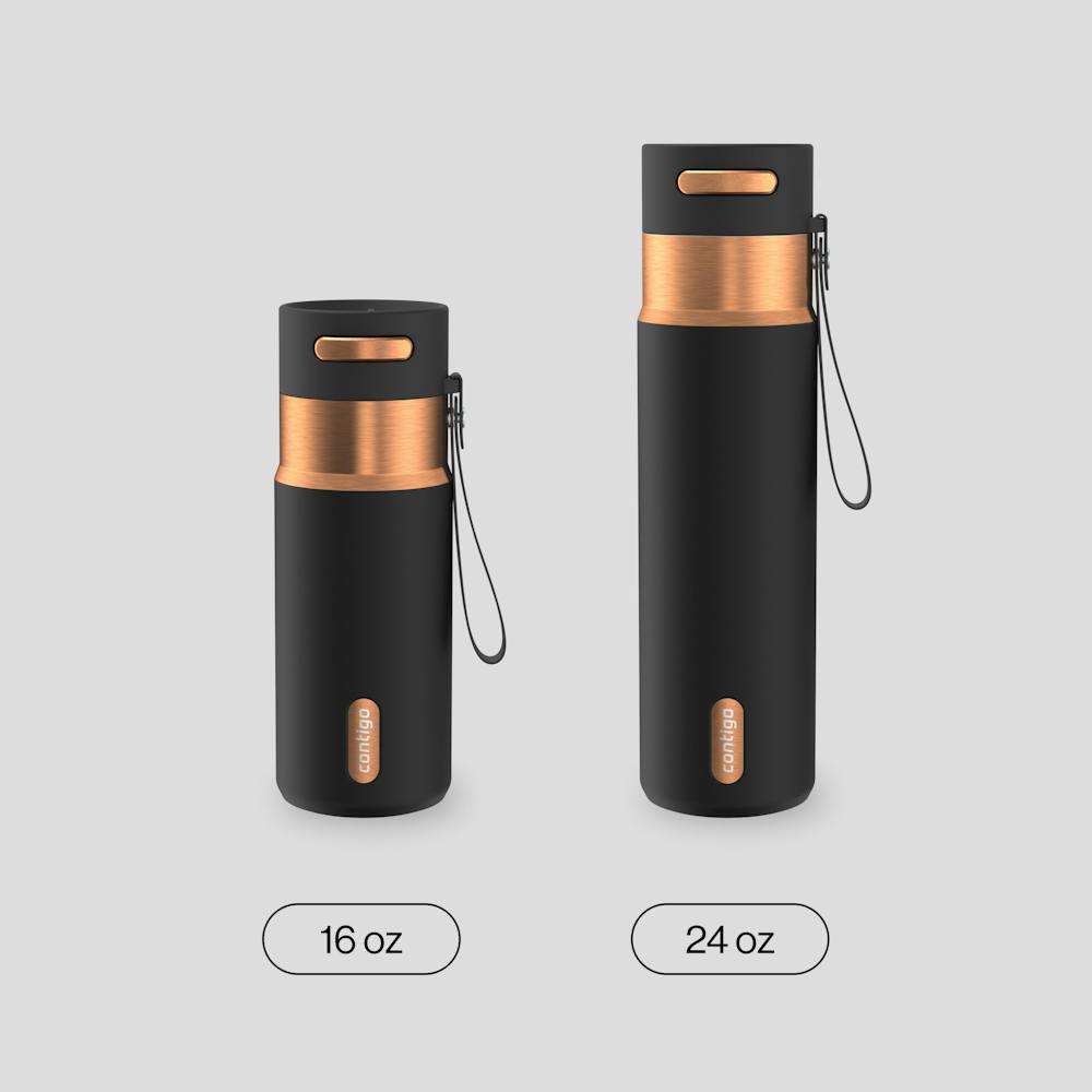16oz AutoSeal® Bottle - Licorice Bronze