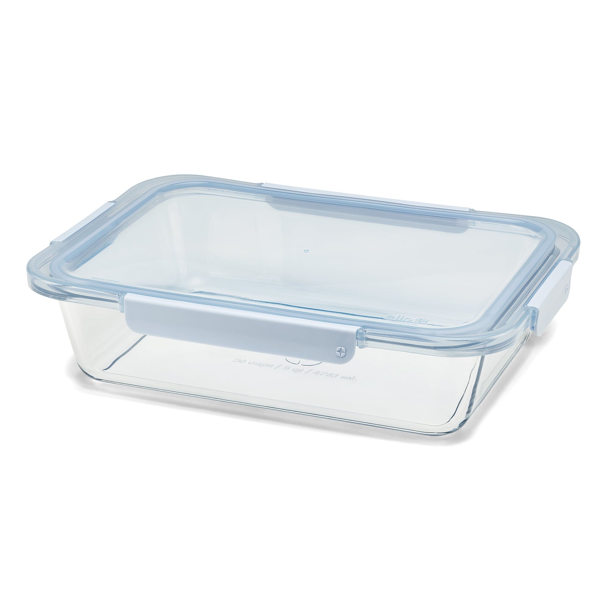 Glass 9x13 Deep Bakeware Dish, Windy Blue