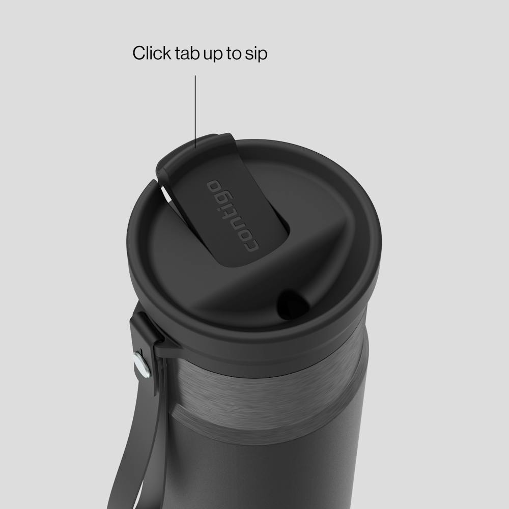 16 oz SnapSeal™ Bottle - Licorice Gunmetal