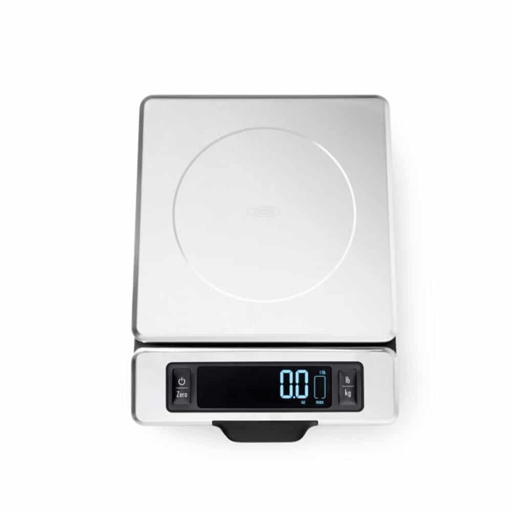 11-Pound Stainless Steel Food Scale with Pull-Out Display