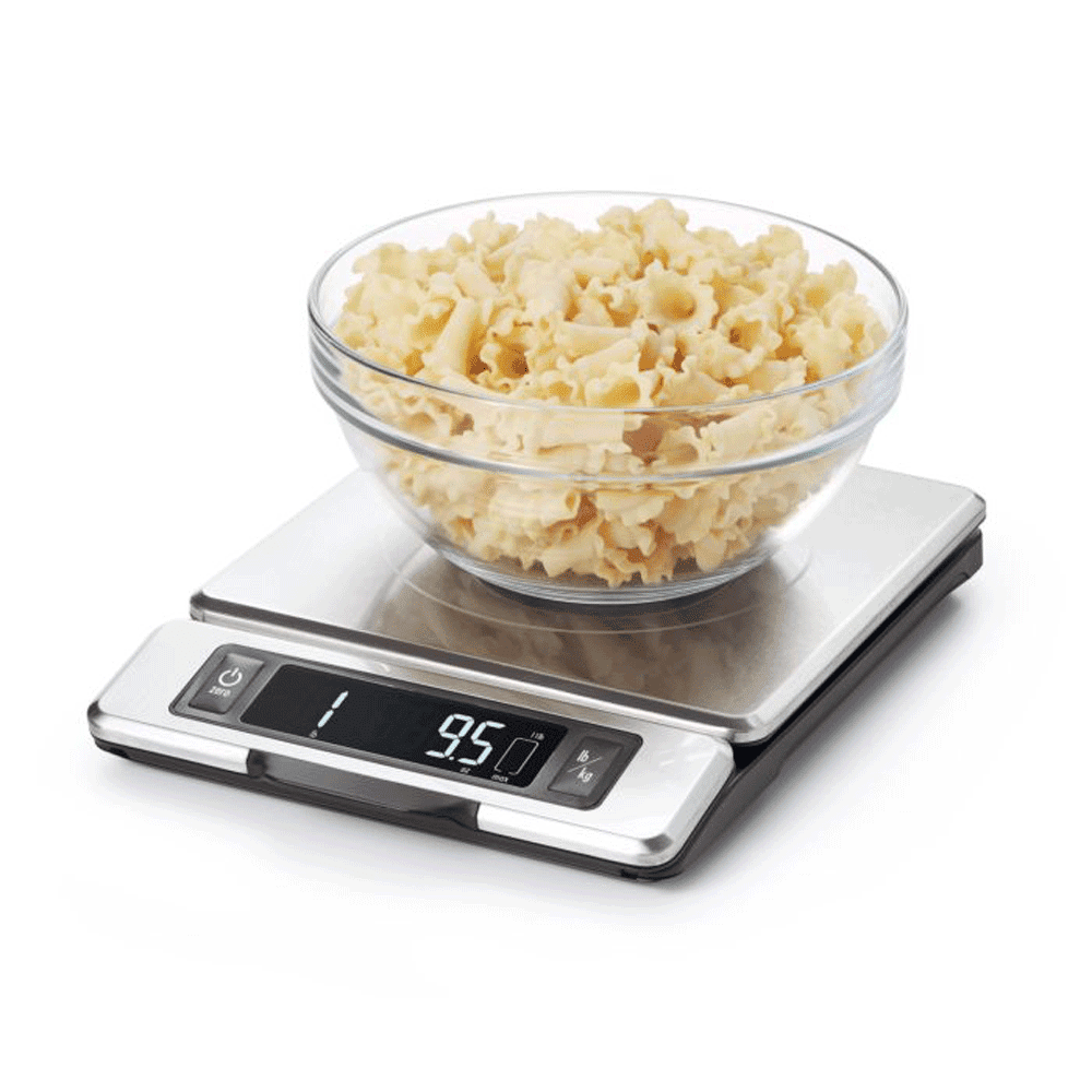 11-Pound Stainless Steel Food Scale with Pull-Out Display
